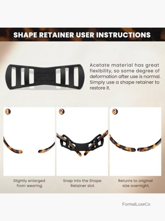 Wavy Glasses Headband Thin Non Slip No Pressure Hairband Comfortable for Women